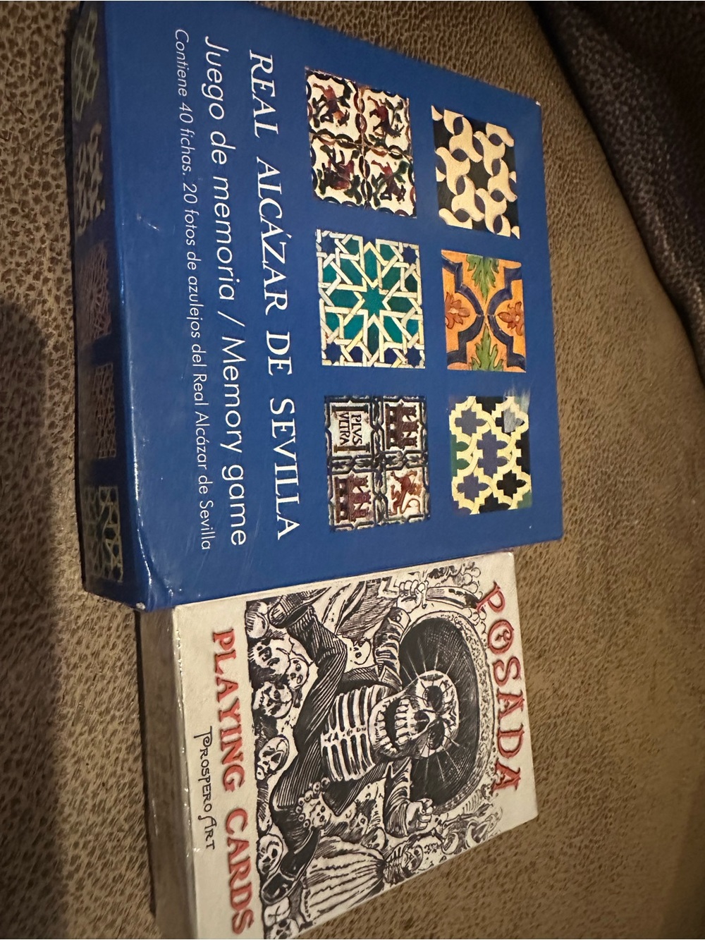 Real Alcazar De Sevilla Memory Game Posada playing cards